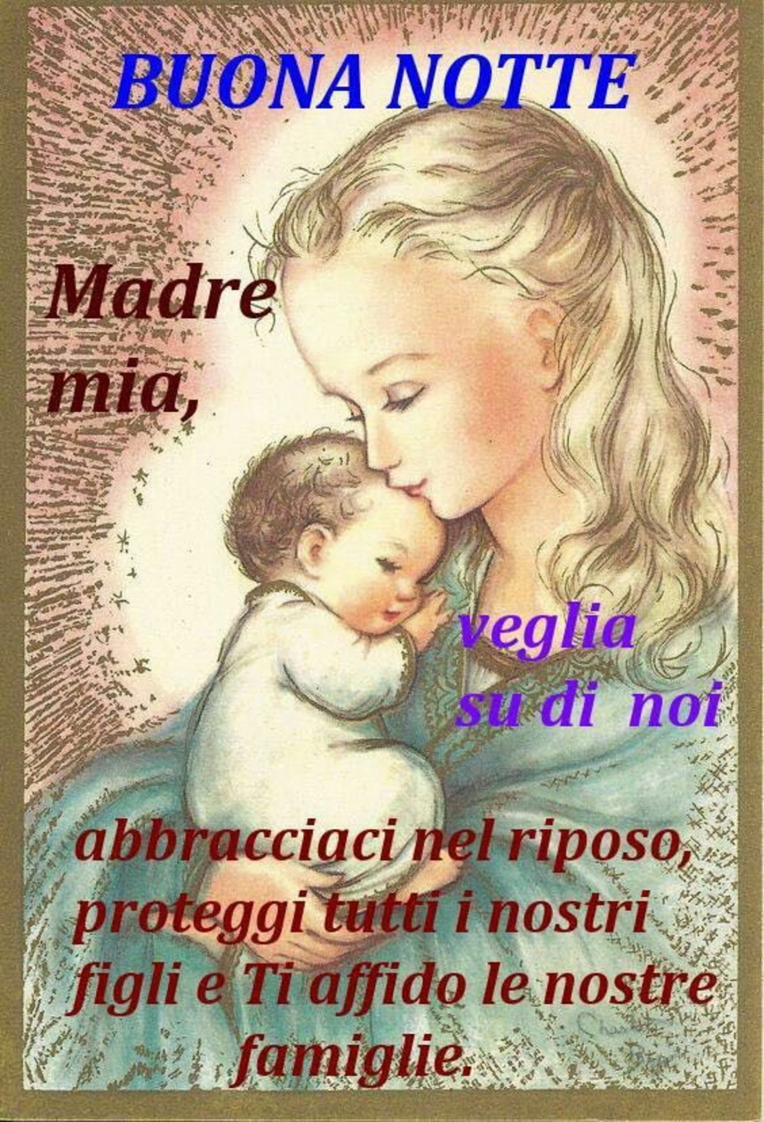 Buona Notte Madre Celeste
