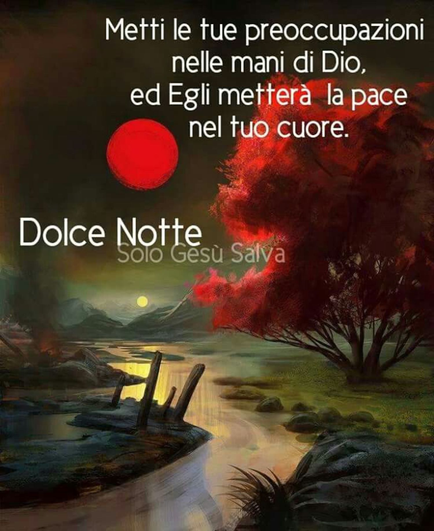 Buonanotte immagini con Dio 3