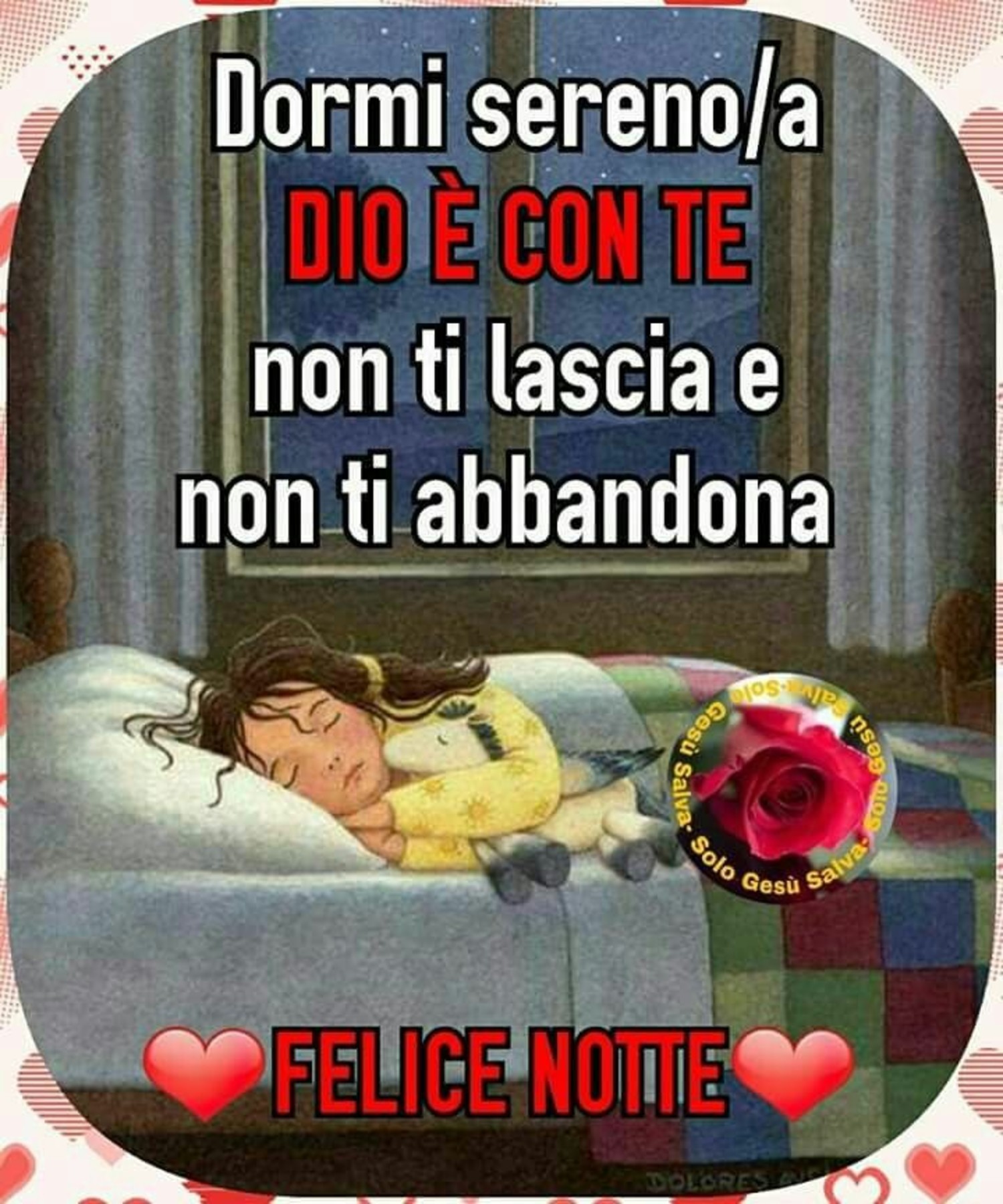 Buonanotte immagini con Dio 4