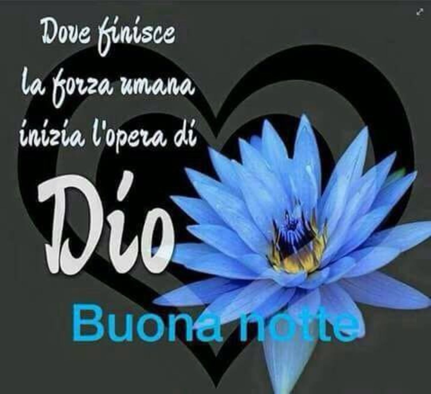 Buonanotte immagini con Dio 9