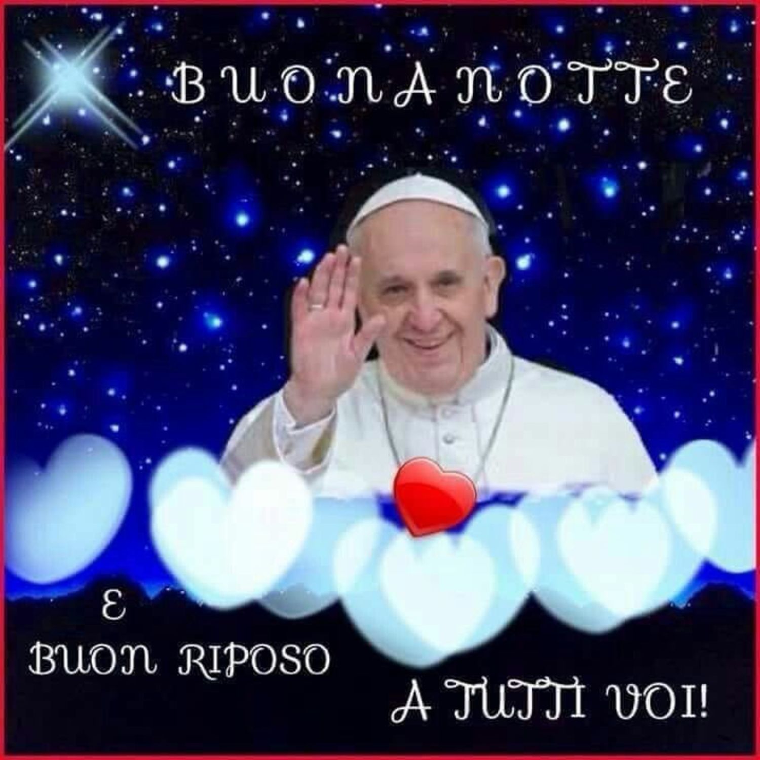 Buonanotte immagini dal Papa Francesco 2
