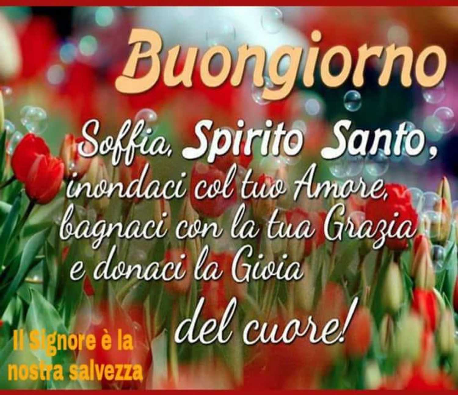 Buongiorno Spirito Santo immagini