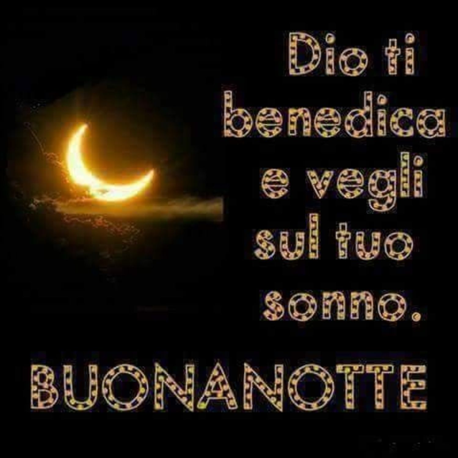 Dio Ti Benedica Buonanotte immagini