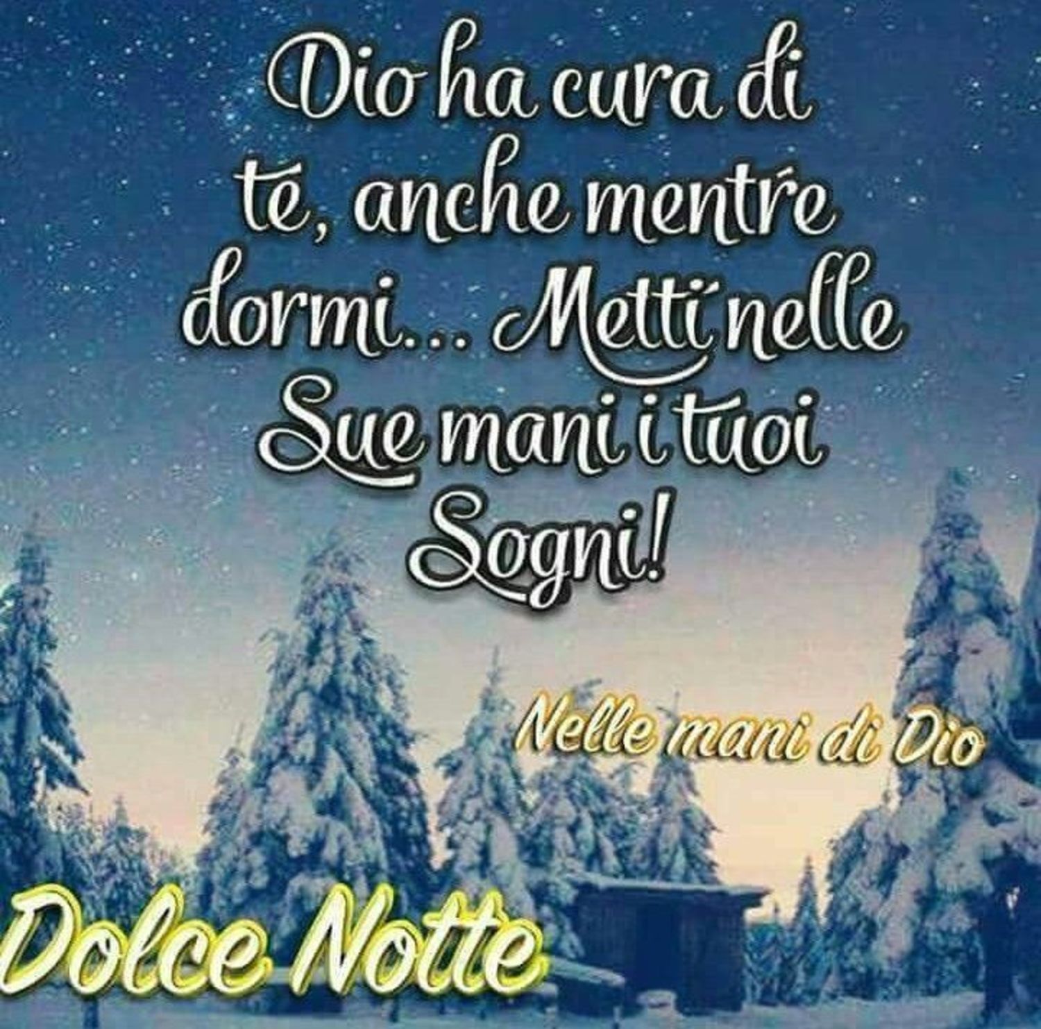 Foto gratis Buonanotte religiosa 3655