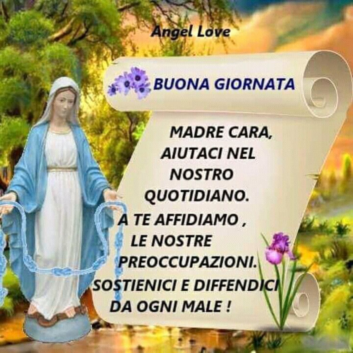 Immagini Buongiorno Madonna 3