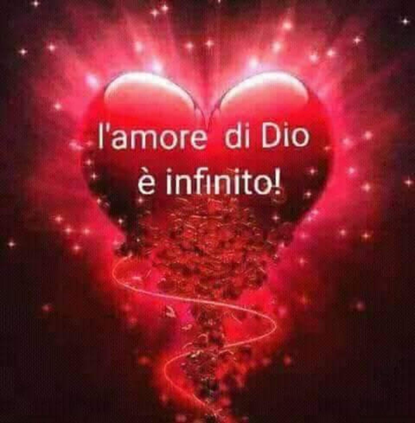 L'amore di Dio è infinito