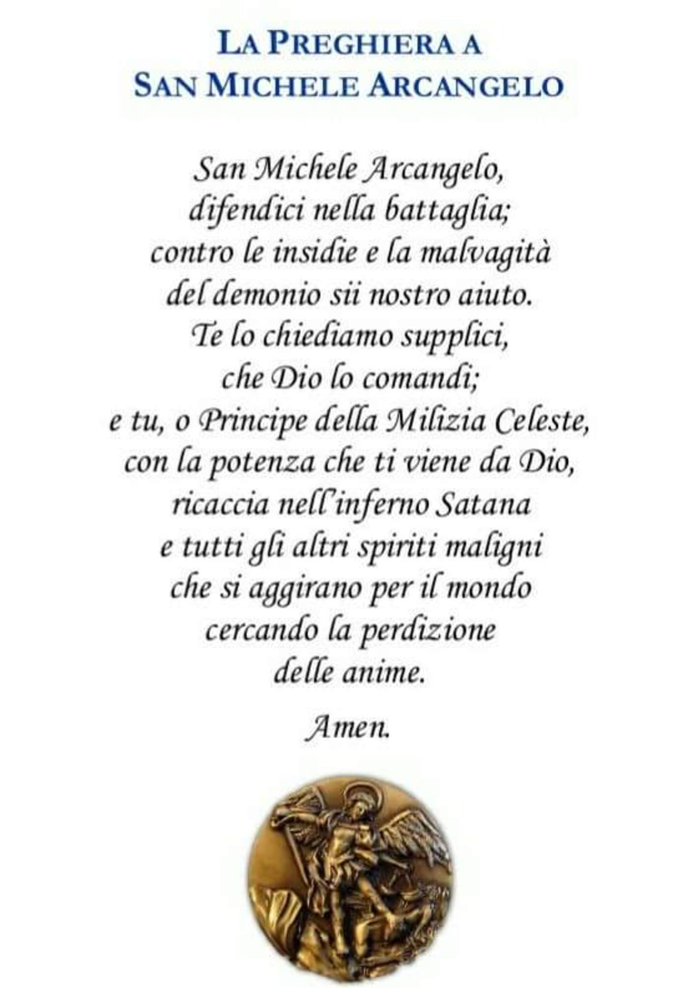 A San Michele Arcangelo preghiere