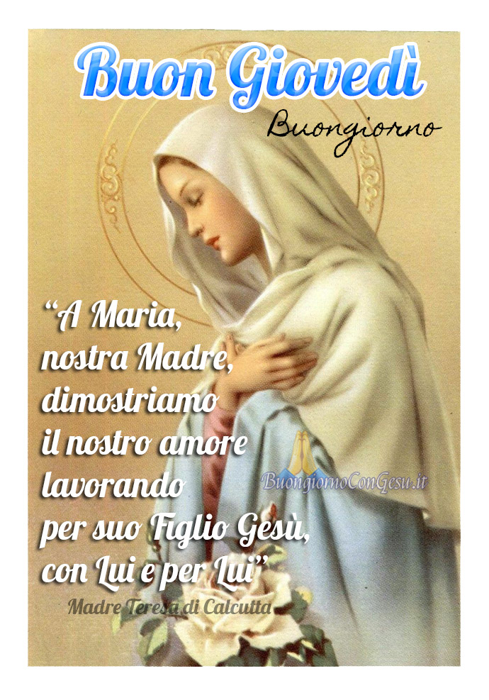 Buon Giovedì immagini religiose Facebook