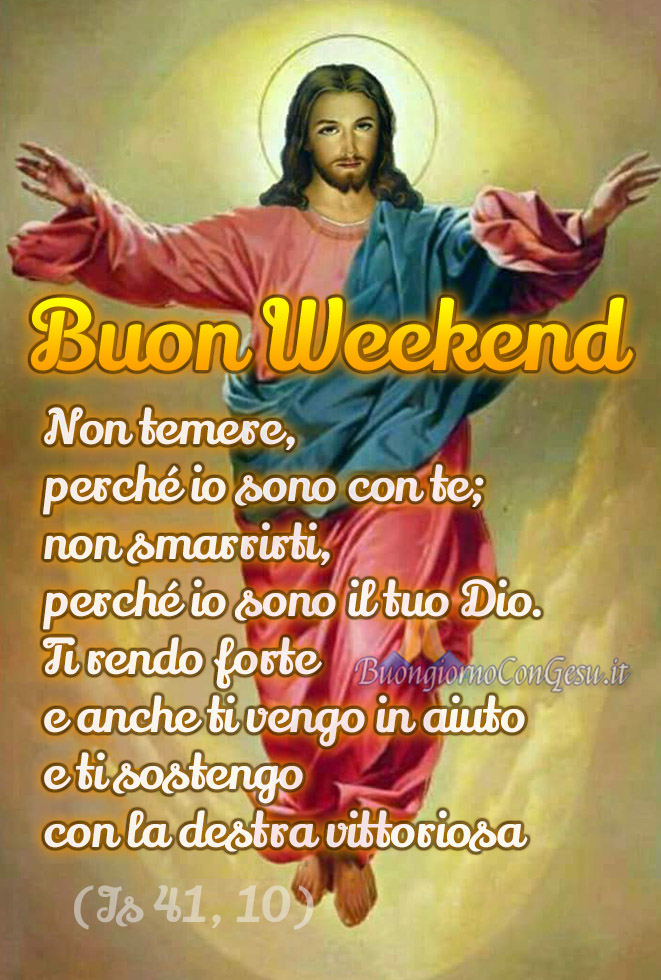 Buon Weekend con Gesù immagini WhatsApp