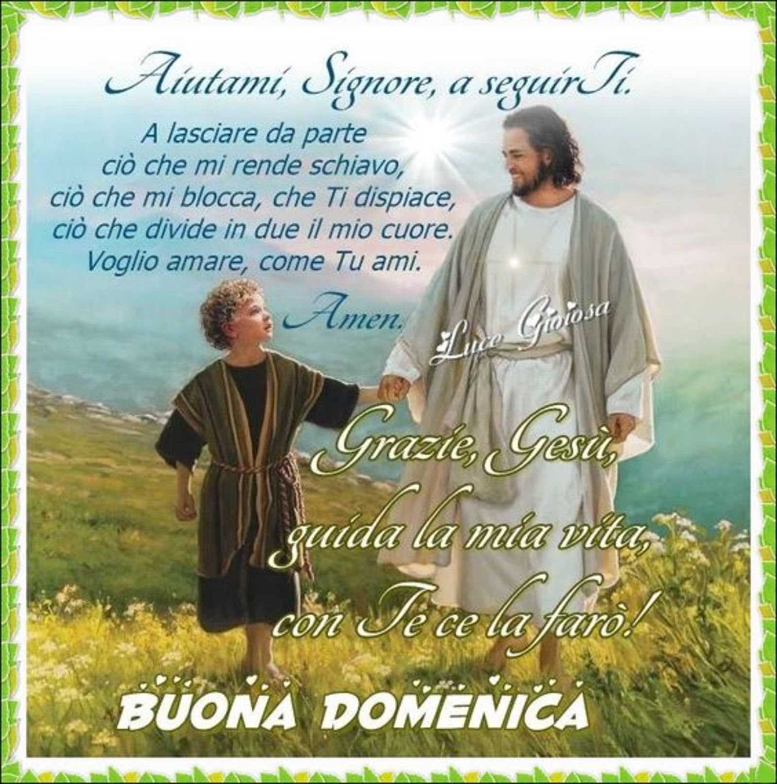 Buona Domenica nel Signore