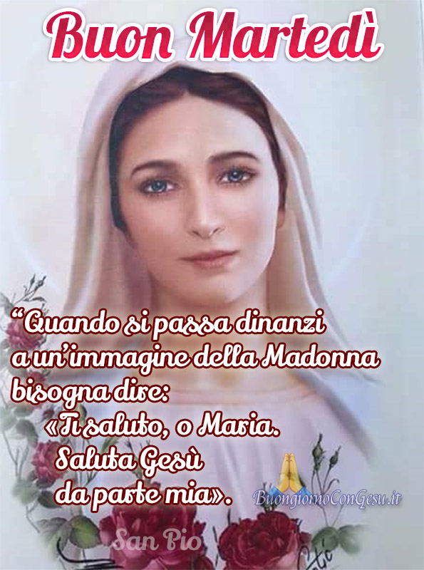 Buongiorno Buon Martedi Con La Vergine Maria Buongiornocongesu It