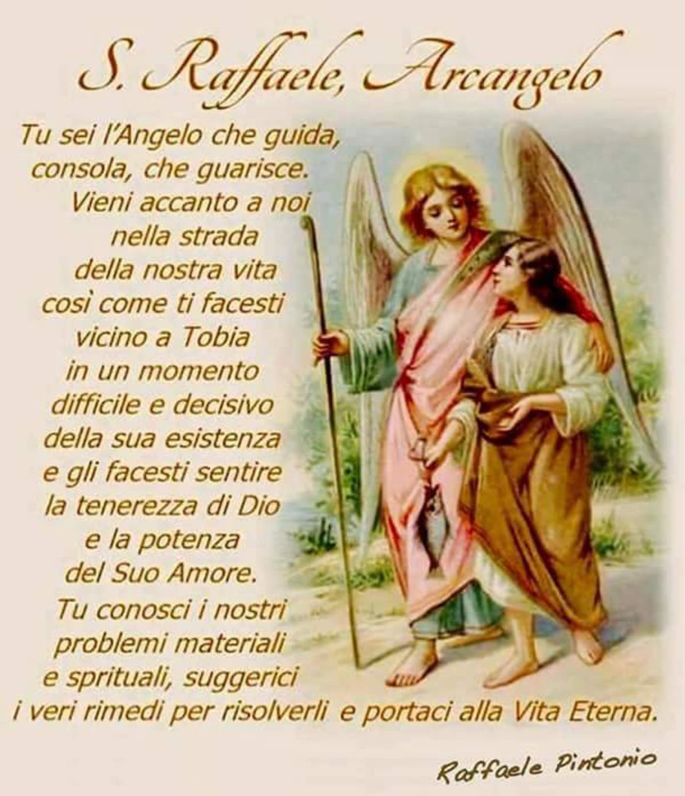 Preghiera a San Raffaele Arcangelo