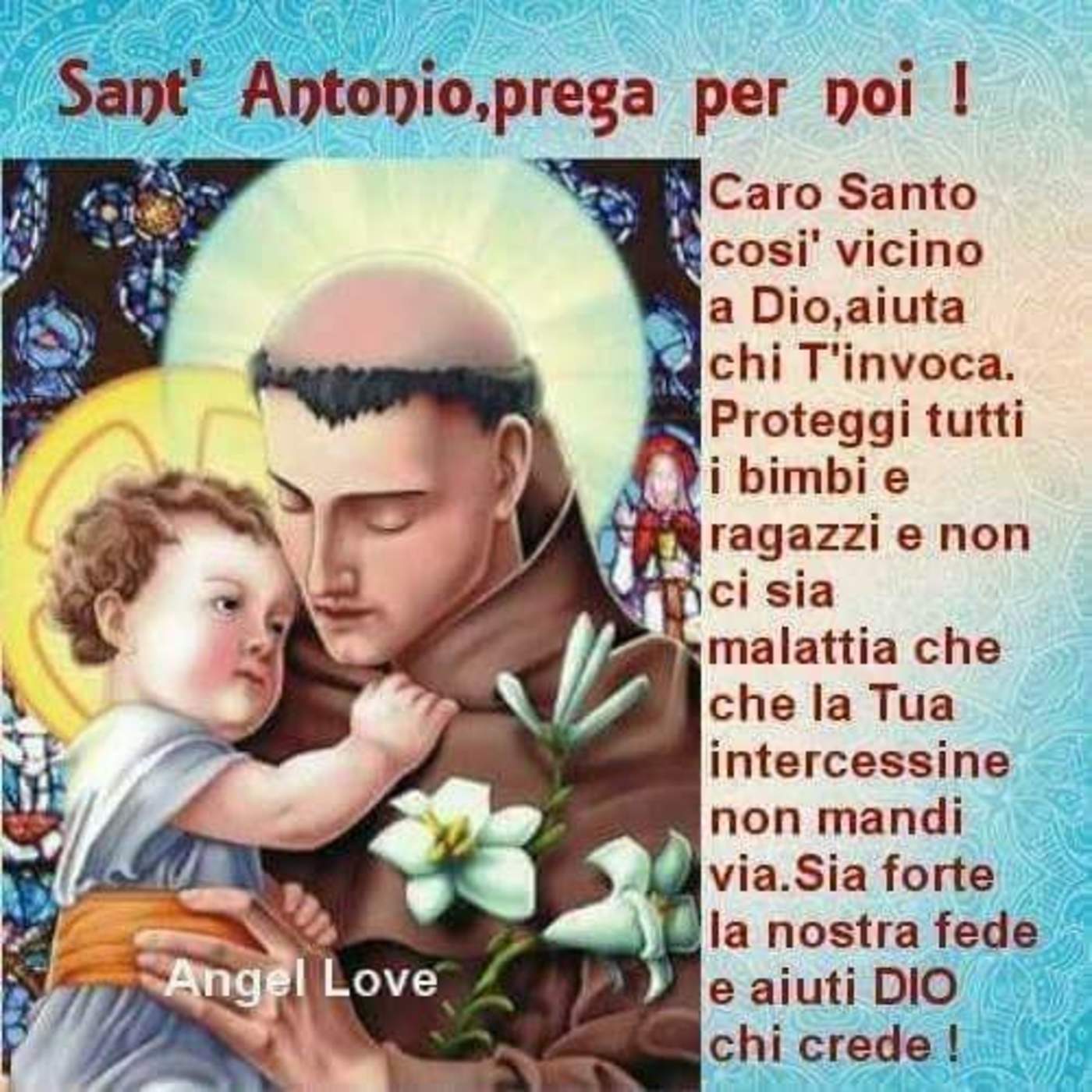 Preghiera a Sant'Antonio