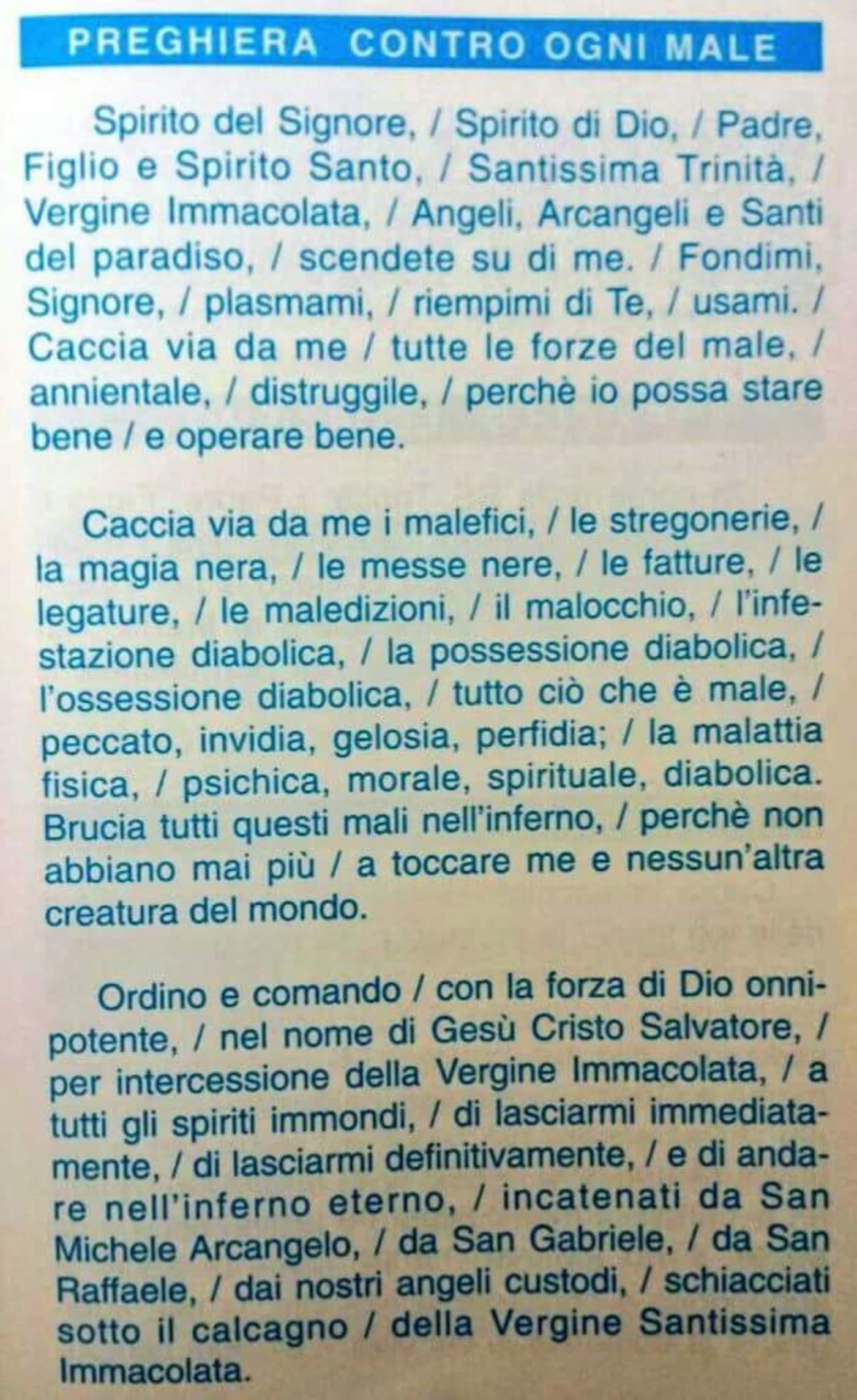 Preghiera Contro Ogni Male Immagini Buongiornocongesu It