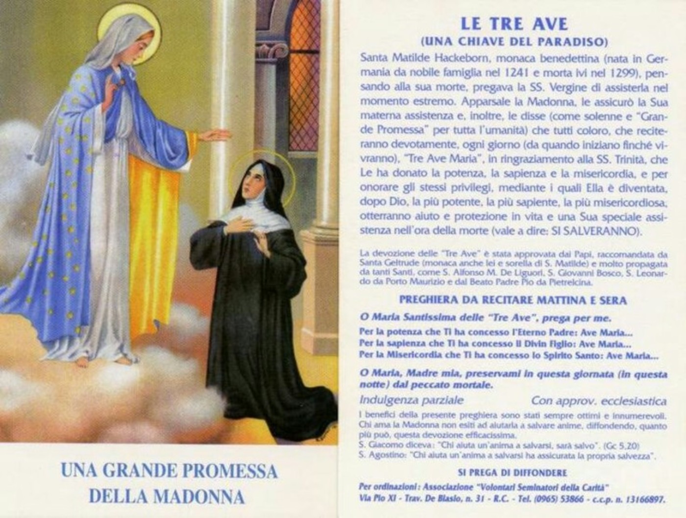 Preghiera da recitare mattina e sera