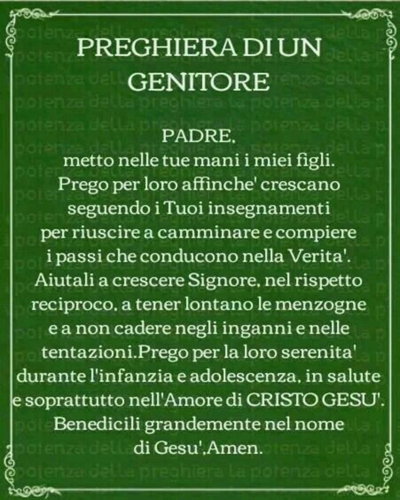 Preghiera Per Un Figlio In Viaggio Preghiera di un genitore - BuongiornoConGesu.it