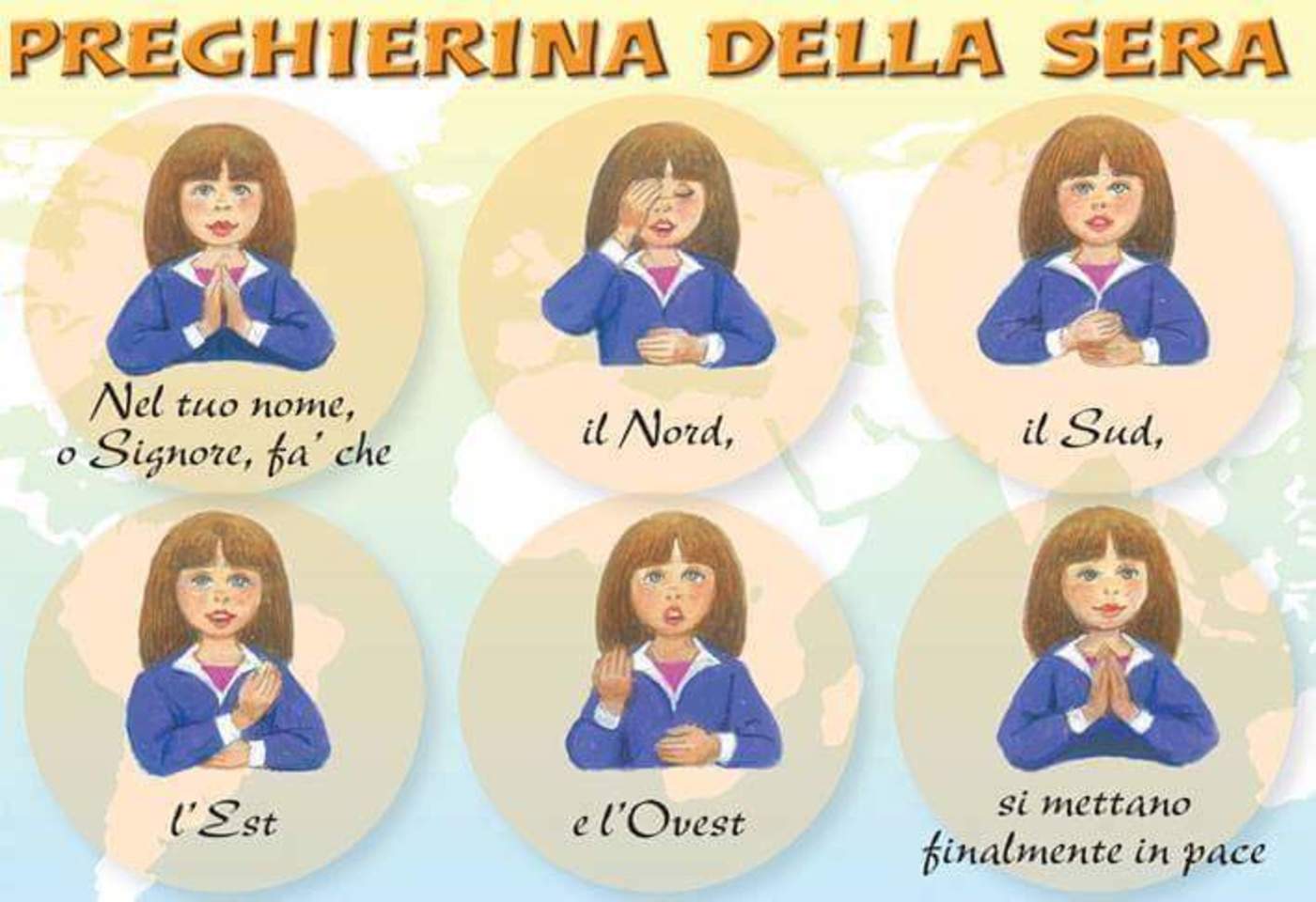 Preghierina della sera preghiere per bambini