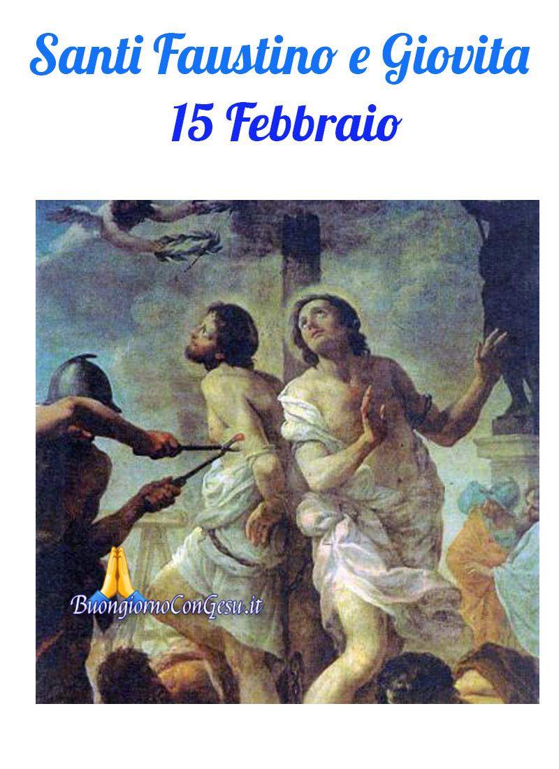 Santi Faustino e Giovita 15 Febbraio immagini gratis