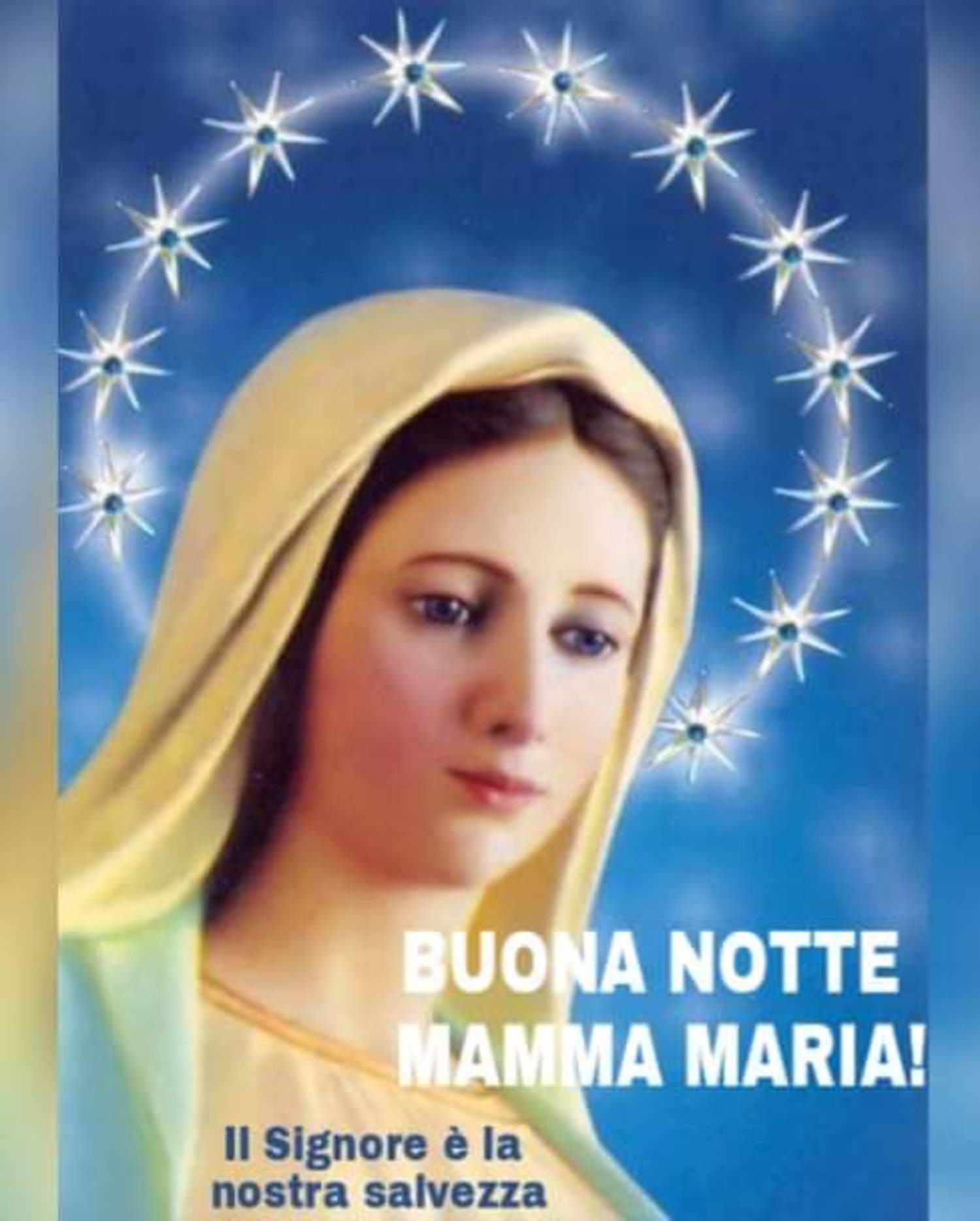 Buonanotte Madonnina Buongiornocongesu It