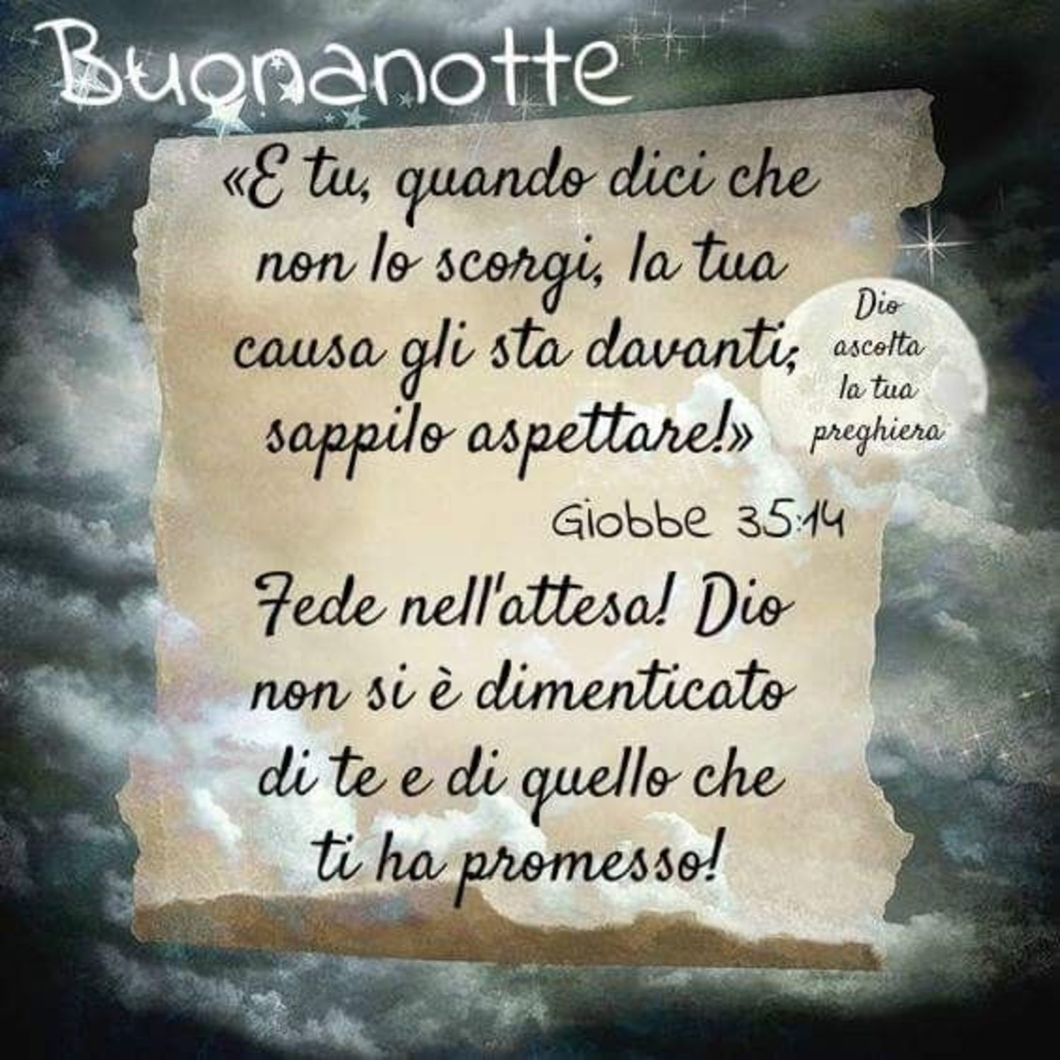 Buonanotte nel nome del Signore 2012