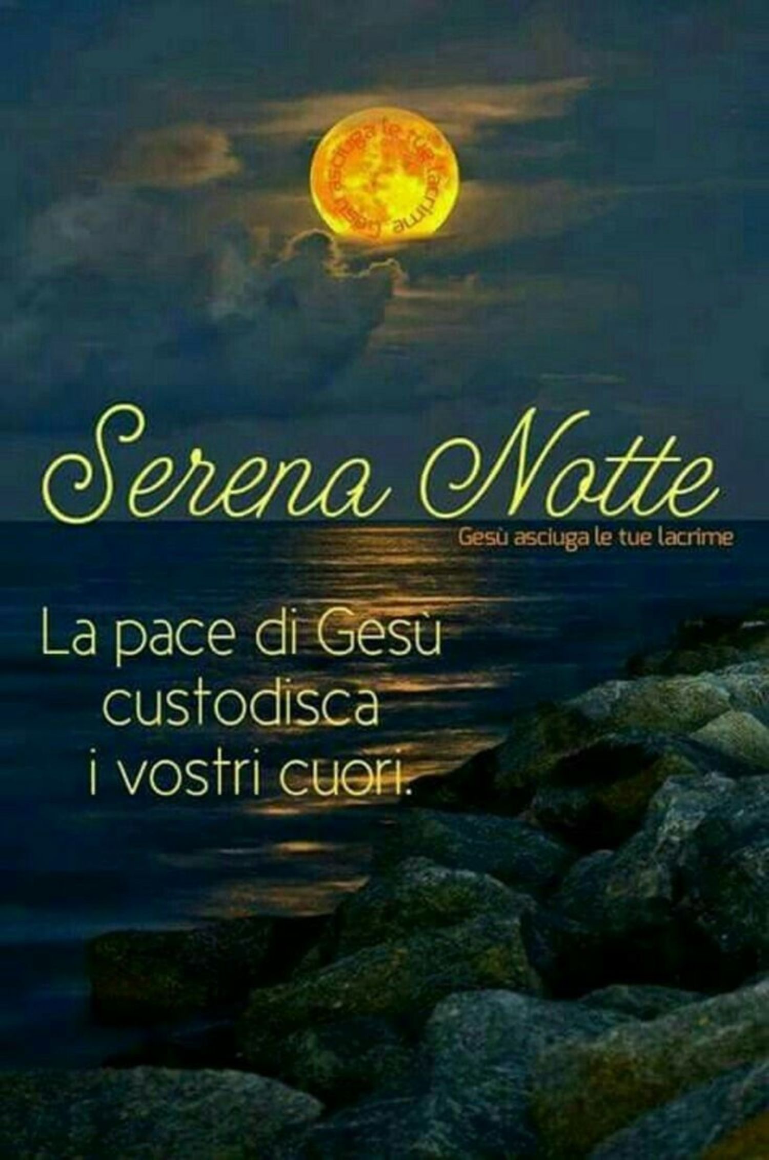 Immagini Buonanotte religiose per Facebook 8415