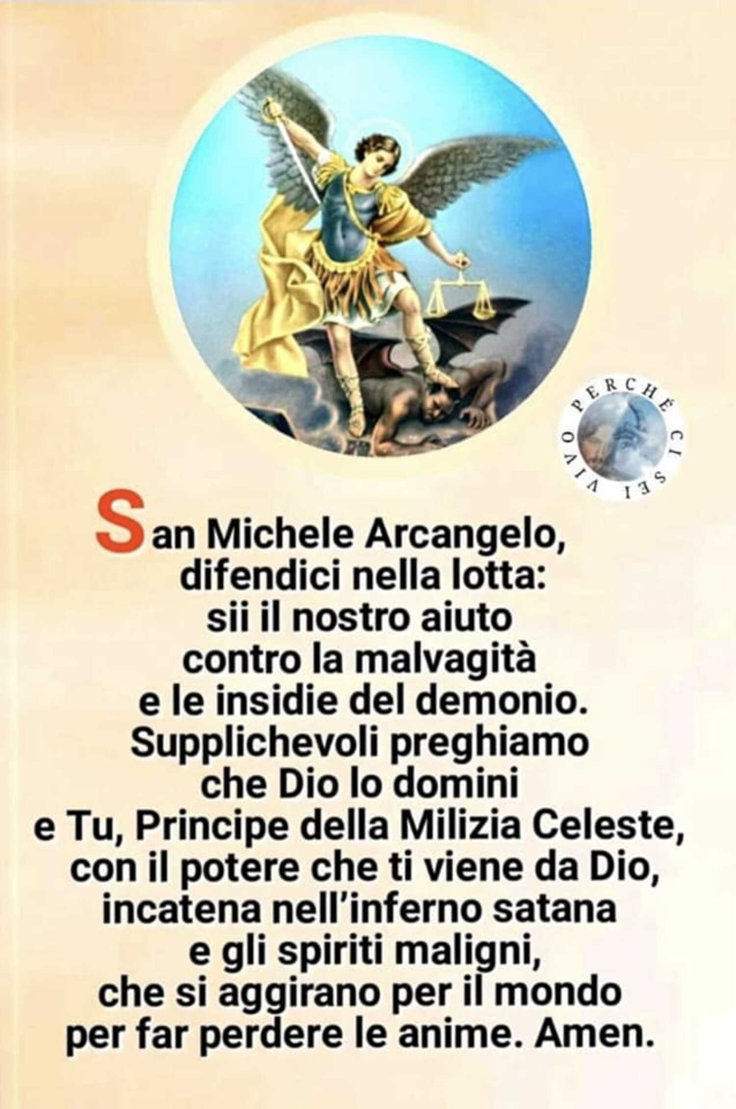 San Michele Arcangelo preghiere belle